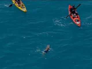 Histórica hazaña a nado