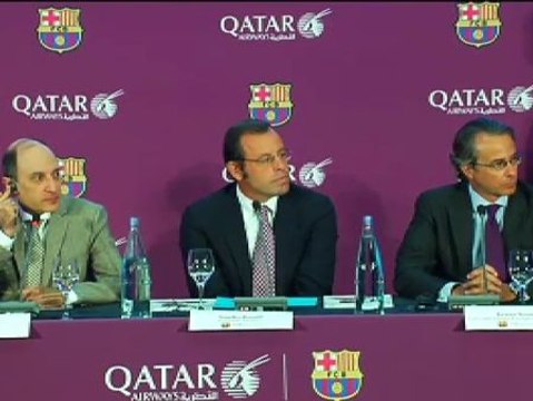 Rosell justifica la ausencia de Xavi en el anuncio por problemas personales