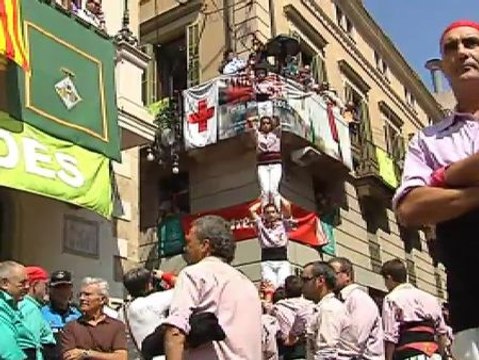 Un casteller de 10 pisos corona Vilafranca del Penedés