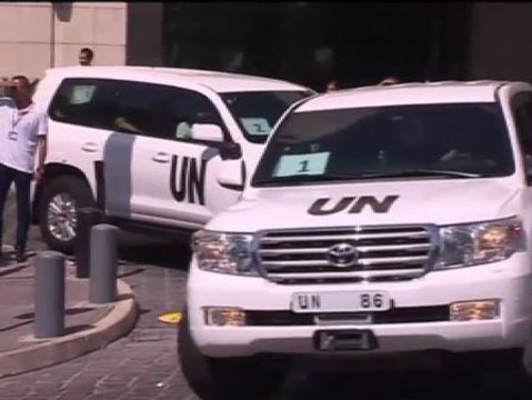 Los inspectores de la ONU recorren ya in situ la zona del ataque químico