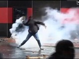 Una manifestación en Bogotá desemboca en disturbios que dejan un centenar de heridos