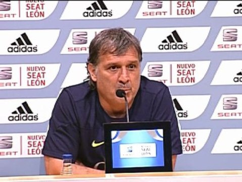 Tata Martino asume el favoritismo del Barça en el partido de la Supercopa