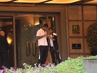 Los jugadores del Al-sadd pasean por Madrid