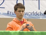 Nuevo campeón del mundo en 'cubo de Rubik'