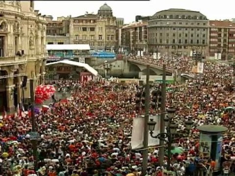 La justicia suspende a la mujer encargada de dar comienzo a las fiestas de la capital vizcaína