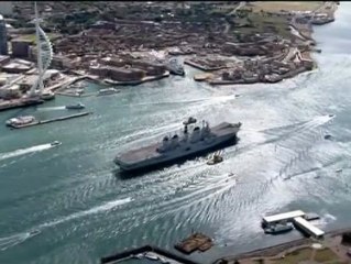 Tải video: Los buques británicos rumbo a Gibraltar