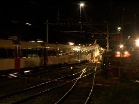 Accidente ferroviario en Suiza