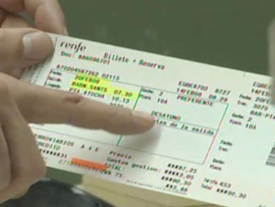 Cada billete de tren lleva implícito un seguro de viaje obligatorio