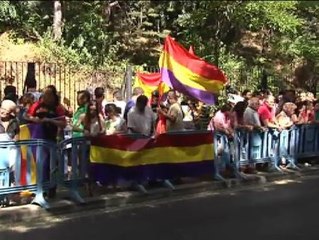 Gritos contra la monarquía en Cáceres