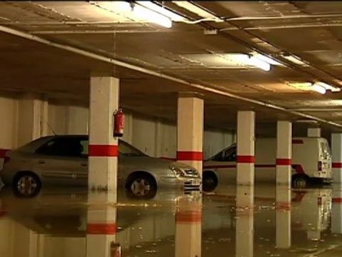 Inundaciones en Lérida tras la tormenta