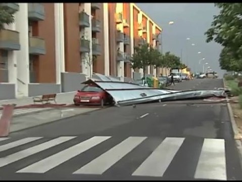 Una fuerte tormenta provoca cuantiosos daños en Cuenca