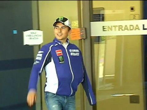 Jorge Lorenzo sale del hospital