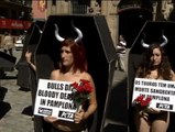 Activistas antitaurinos convocan una protesta por las fiestas de San Fermín