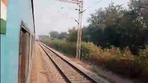 Agra InterCity Express (14211) Crossing Electric _ Diesel Engine Combo