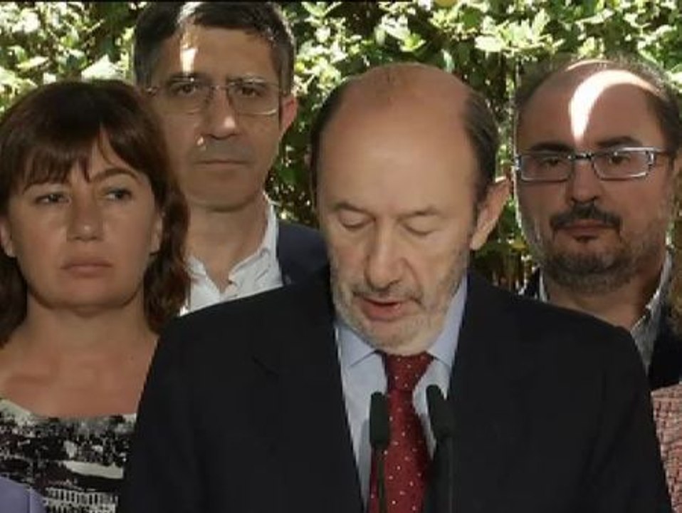 Rubalcaba: "Romper la estructura de España sería un desastre"