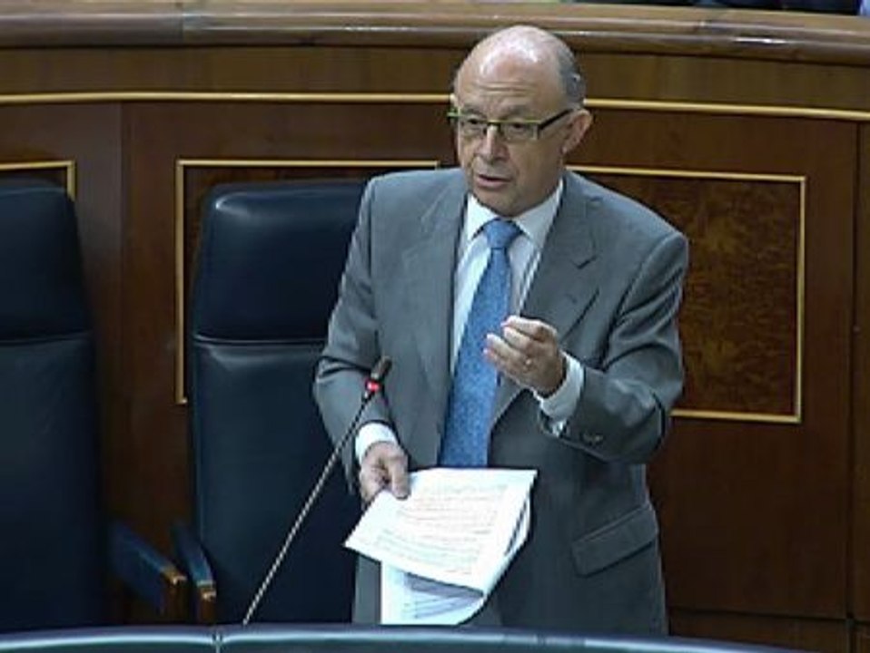 Cristóbal Montoro: "Ha sido un error administrativo"