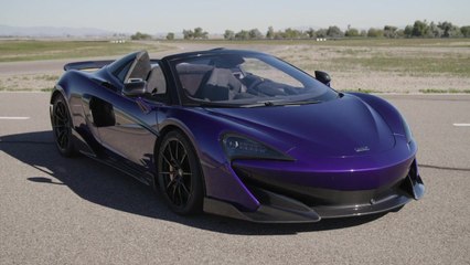 McLaren 600LT Spider Design in Lantana Purple