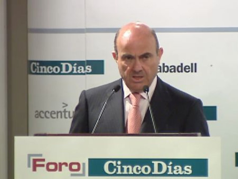 De Guindos: "La EPA del segundo trimestre será mucho mejor que la del primero"