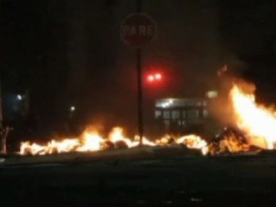 Violentos enfrentamientos entre la Policía y los manifestantes por la subida del transporte en Sao Paulo