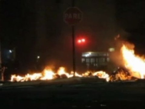 Violentos enfrentamientos entre la Policía y los manifestantes por la subida del transporte en Sao Paulo