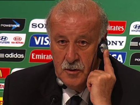 Del Bosque: Es normal que el público de Maracaná se ponga del lado del más débil