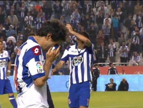 Valerón dice adiós al Deportivo de la Coruña