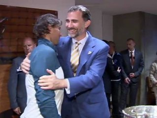 El Príncipe felicita a Nadal por su victoria en París