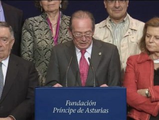 Antonio Muñoz Molina, Premio Príncipe de Asturias de las Letras