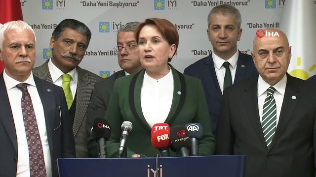 İYİ Parti Genel Başkanı Akşener: “Millet İttifakı, milletin duygularına tercüman olarak, başarılı bir sonuç aldı”