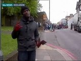 Imágenes de uno de los terroristas de Londres reivindicando el atentado en nombre de Alá