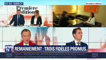 L’édito de Christophe Barbier: Remaniement, trois fidèles promus