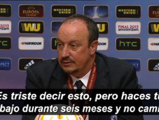 Benítez: "Se ha podido ver el compromiso de los jugadores"