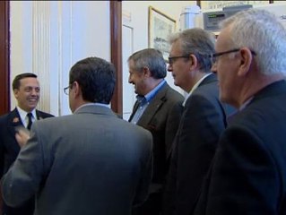 Cayo Lara se une a la izquierda griega para promover una "primavera del Mediterráneo"