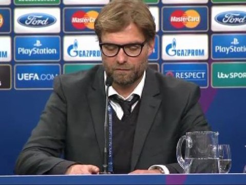 Jürgen Klopp orgulloso de su plantilla a pesar del resultado