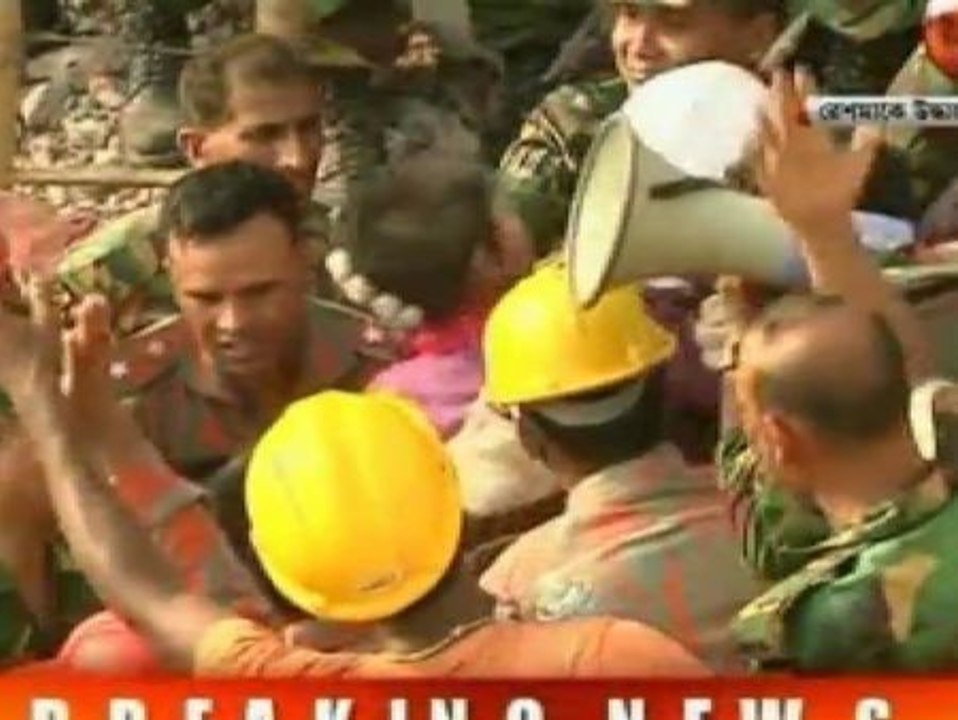Rescate milagroso en Banglasdesh