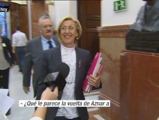EL RETORNO DE AZNAR VISTO POR SUS RIVALES