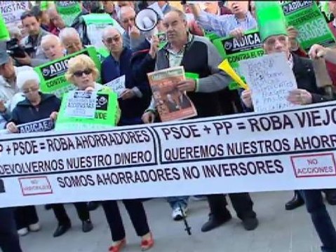 Los clientes con preferentes de Bankia se movilizan con dando un toque a Bankia