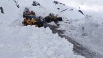 Çığın Kapattığı Hakkari-Şırnak Kara Yolu Ulaşıma Açıldı