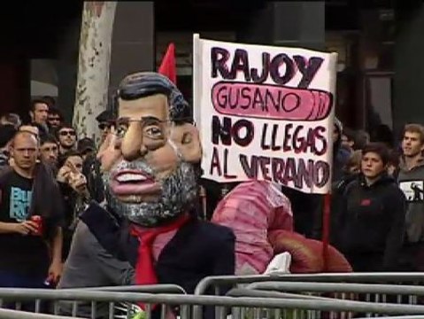Altercados en la manifestación alternativa del Primero de Mayo en Barcelona