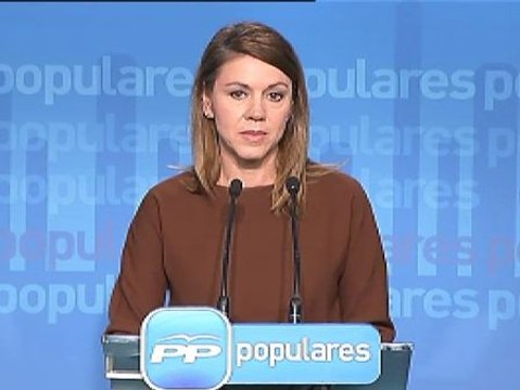 Cospedal espera que la Justicia ventile el caso Bárcenas