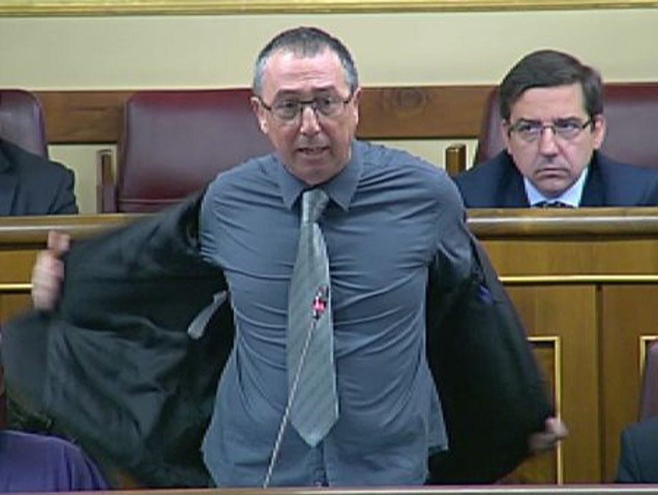 Joan Baldoví se desnuda ante Rajoy