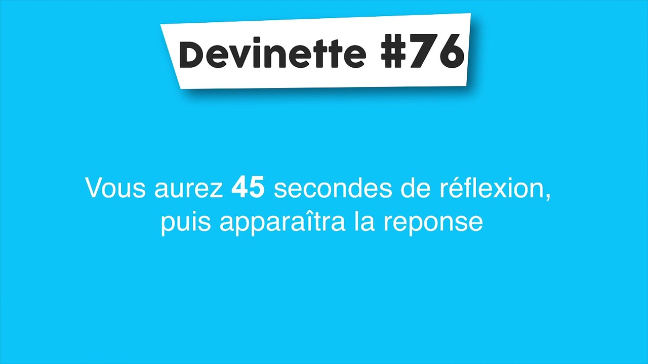 Devinette #76 : Debout ou couché