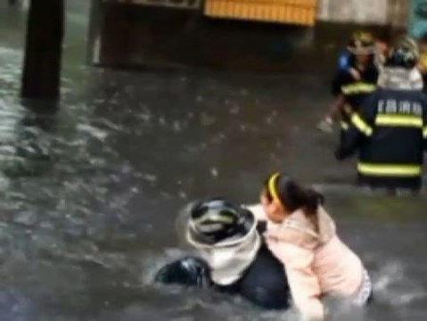 La lluvia causa importantes daños en China