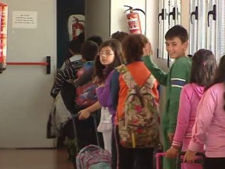 Download Video: La crisis impone la jornada continua en muchos colegios españoles