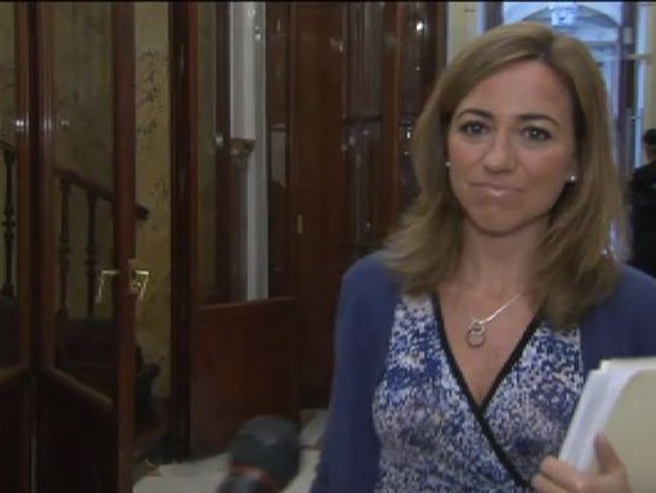 Carme Chacón valora como "muy positivo" el posible liderazgo de Madina