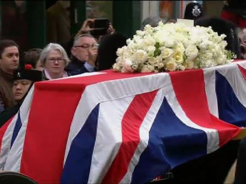 Londres rinde tributo a Margaret Thatcher con honores militares