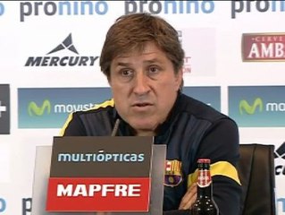 Roura: "No hemos reservado a nadie"