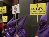 'Procesión' contra los recortes en Bilbao