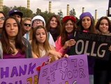 Las jóvenes enloquecen con Justin Bieber