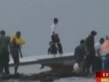 Espectacular accidente de avión en Indonesia